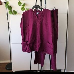 Scrubs 3xl WINE color